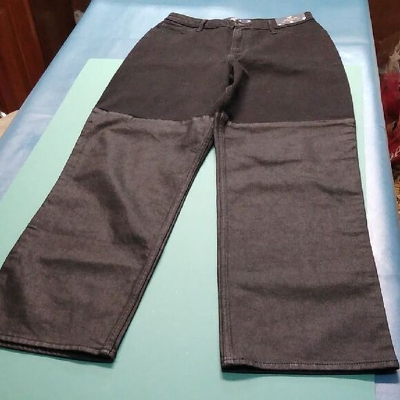 NWT Hollister Ultra High-Rise Dad Jeans in Dark Charcoal/Black - Picture 1 of 10